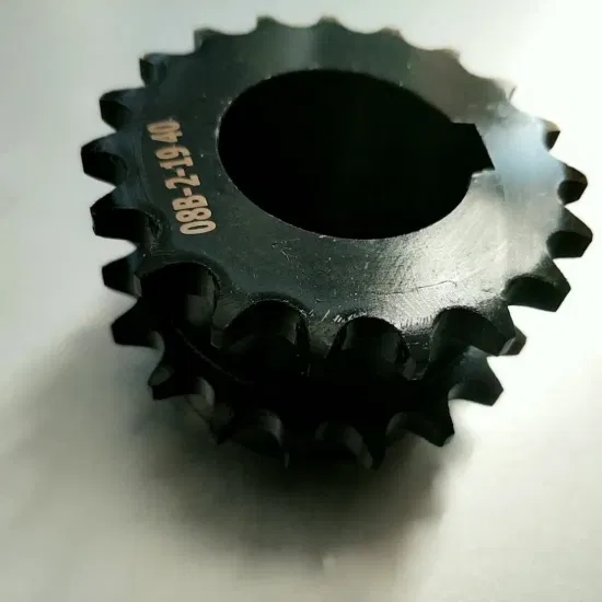 Pignon de chaîne à rouleaux de roues de plaque simplex en acier au carbone de haute qualité de prix d'usine
